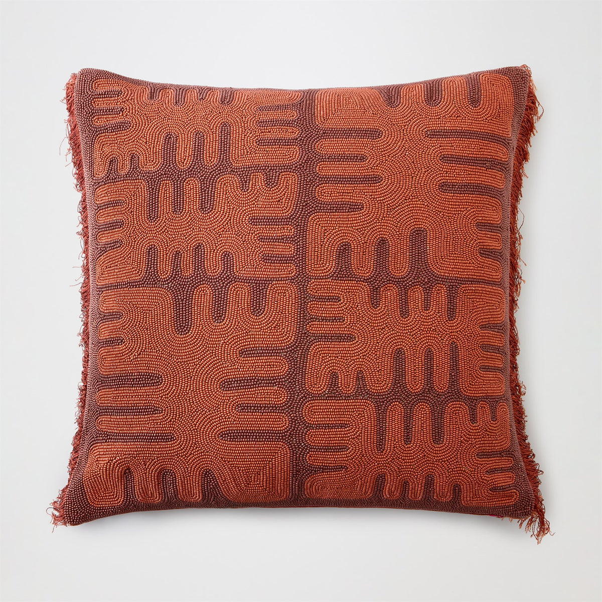 Global Views Duafe Beaded Pillow