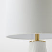 Global Views Matte White Vertical Wave Lamp