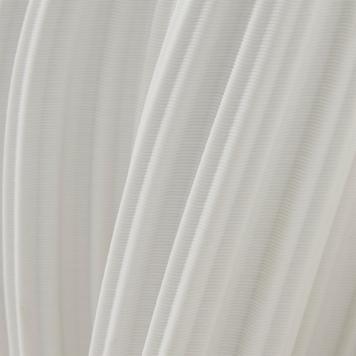 Global Views Matte White Vertical Wave Lamp