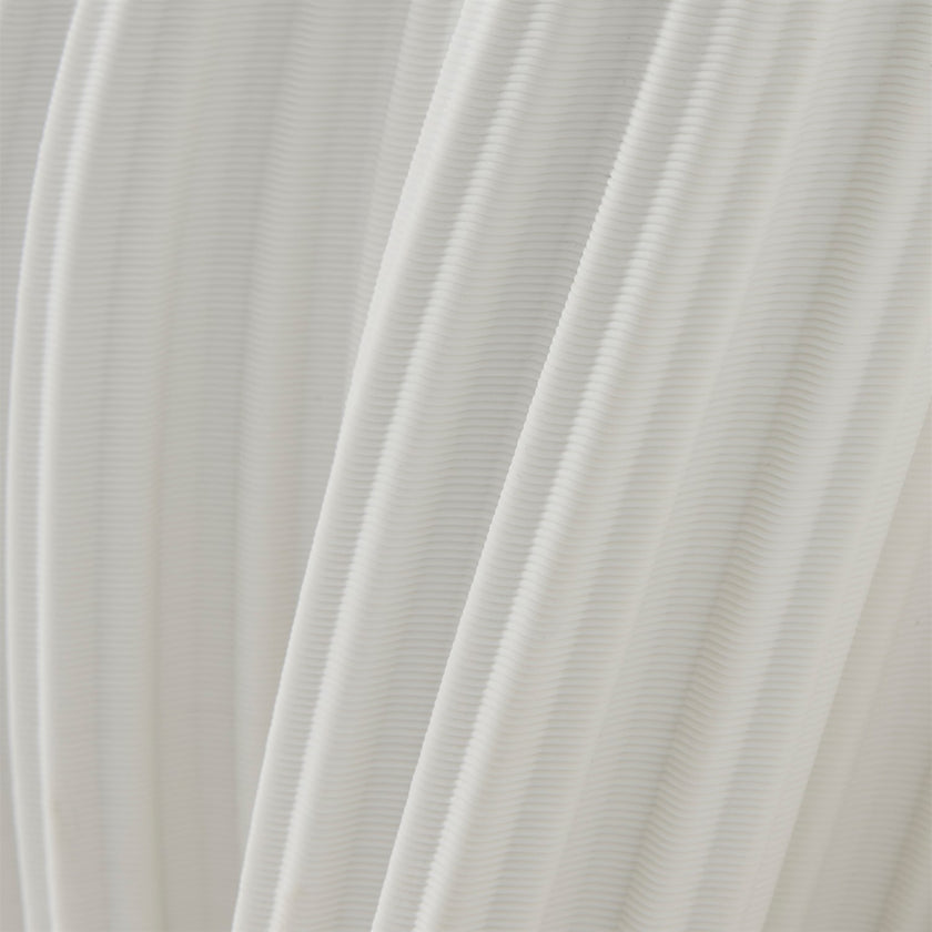 Global Views Matte White Vertical Wave Lamp
