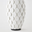 Global Views Matte White Pillowed Lamp