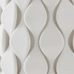 Global Views Matte White Pillowed Lamp