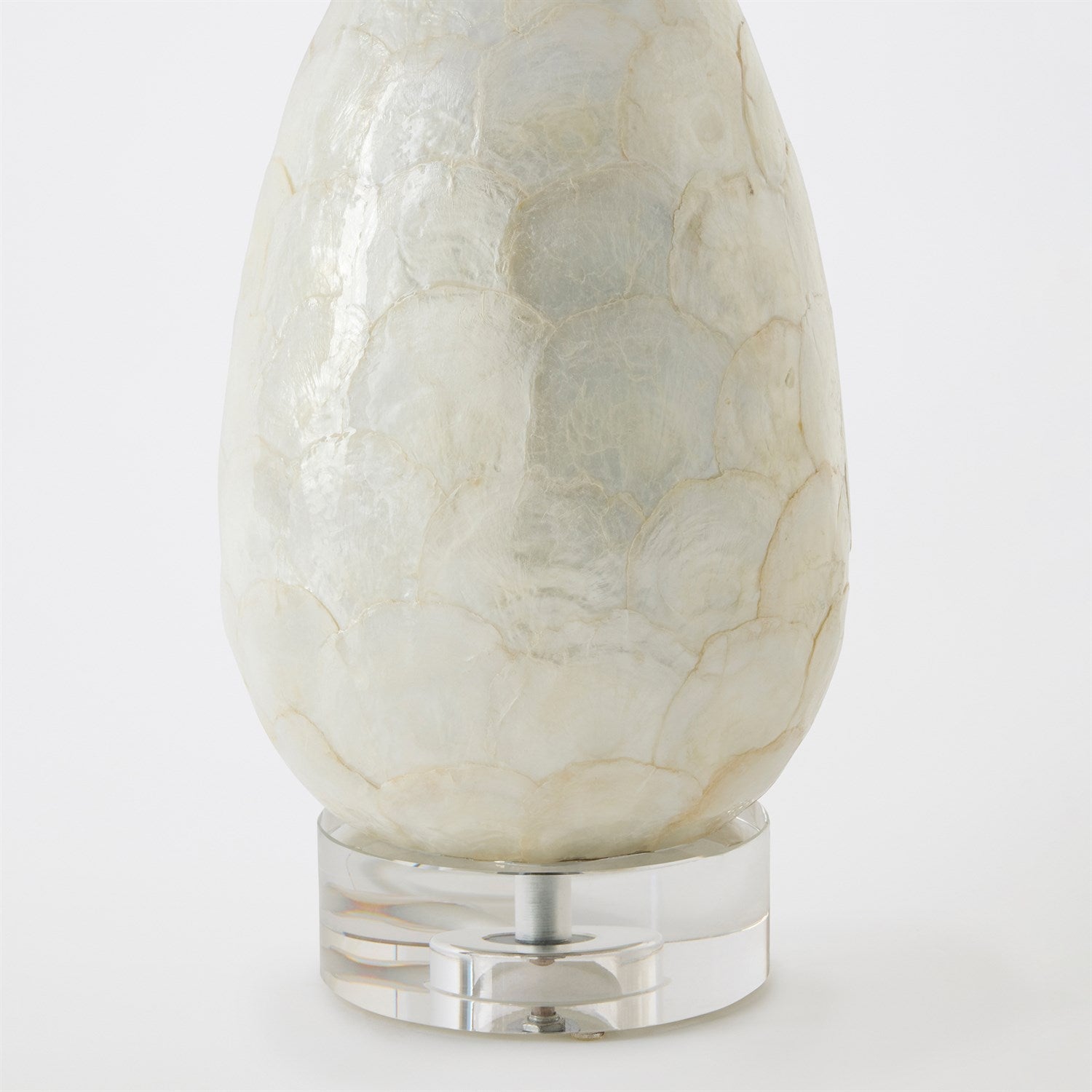 Global Views Gray Abalone Shell Scaled Lamp