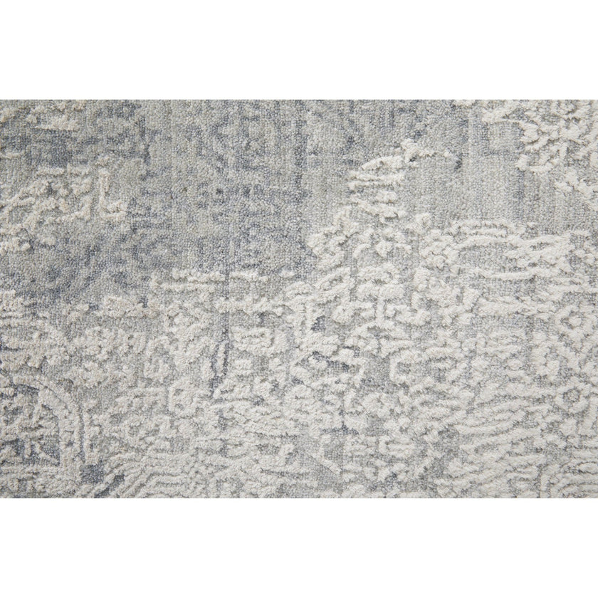 Feizy Eastfield 6989F Modern Abstract in Silver/Gray