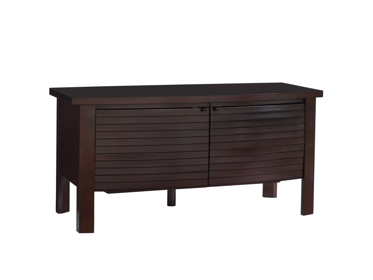 Sligh Studio Designs Lumina Media Console With Two Adjustable Shelves Clearance