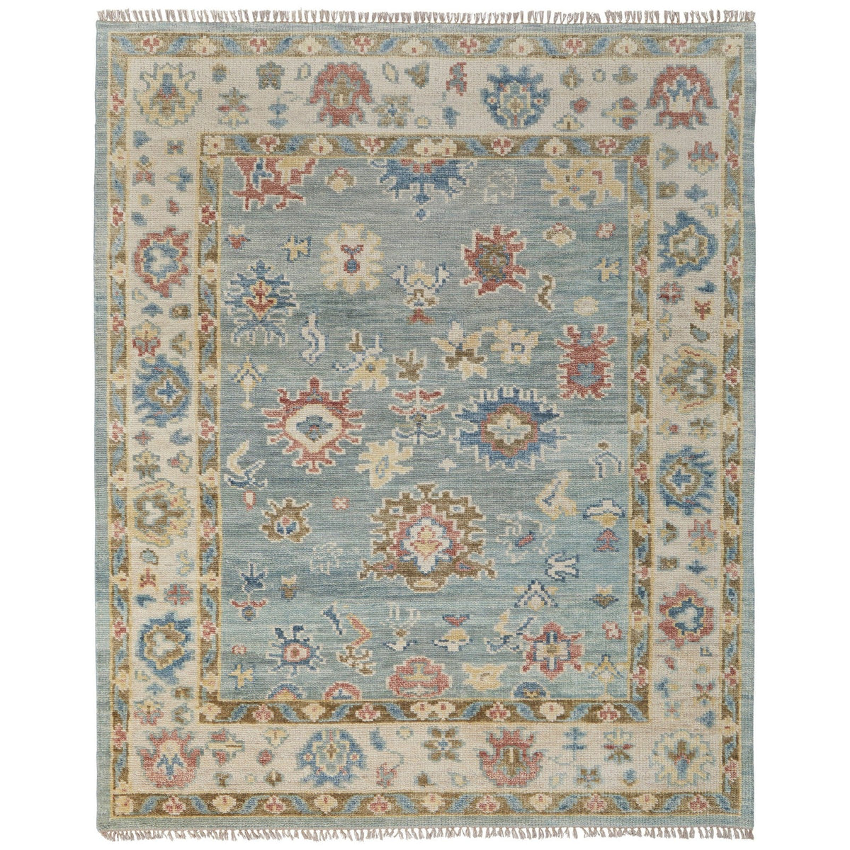 Feizy Fillmore 69CJF Transitional Floral & Botanical in Blue/Ivory/Yellow