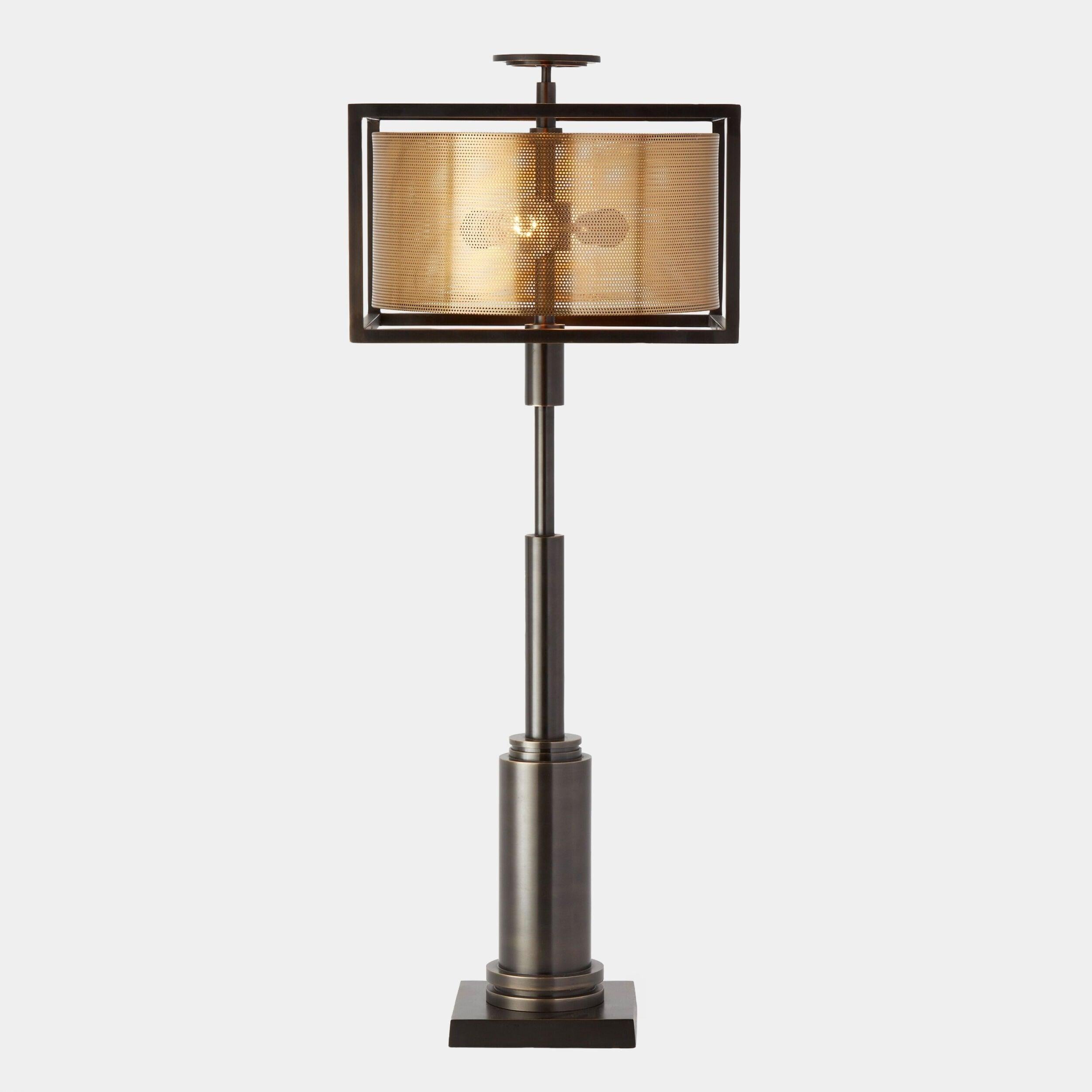 Global Views Double Shade Lamp