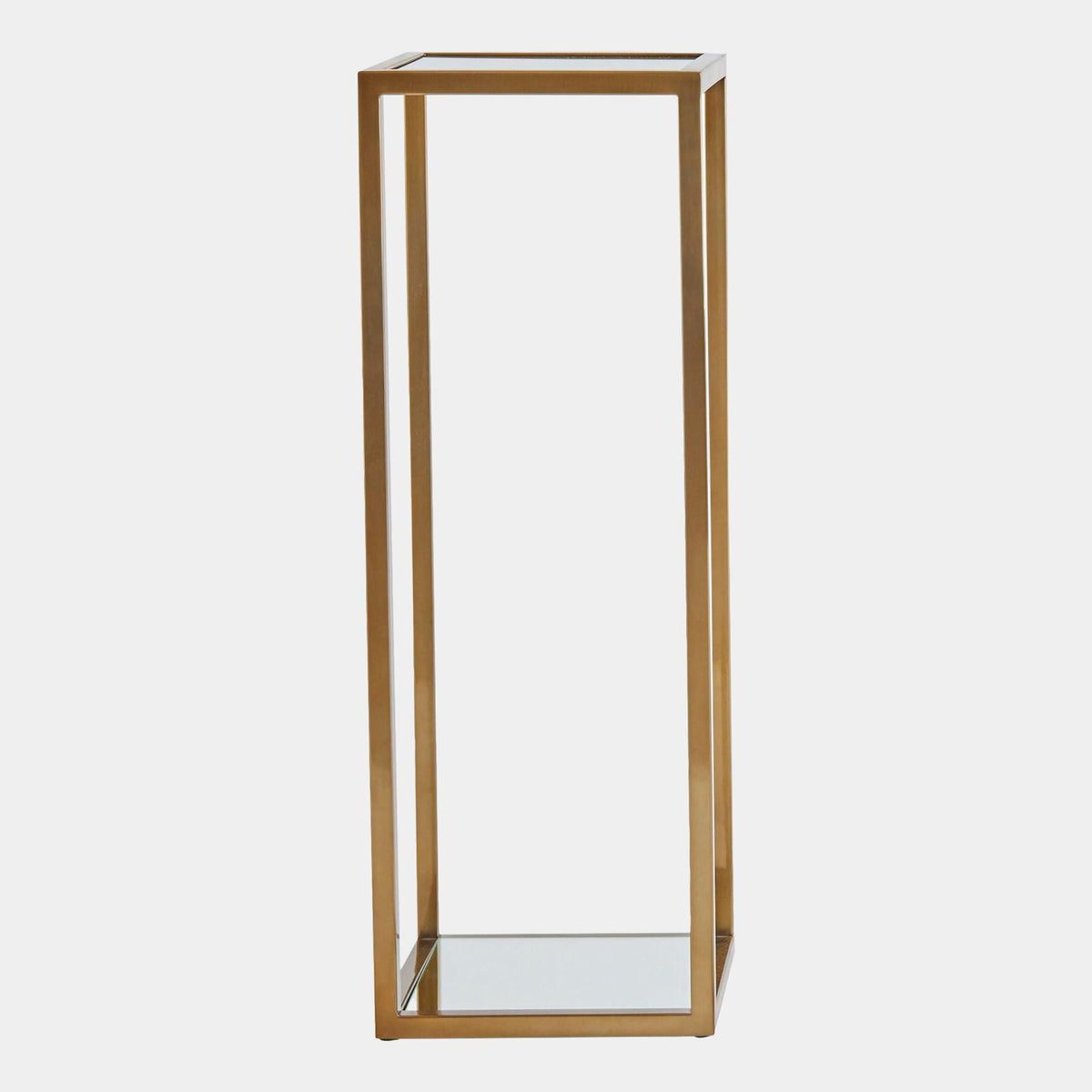 Global Views Brass Escher Pedestal Planter