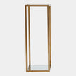 Global Views Brass Escher Pedestal Planter