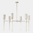 Global Views Golina Fluted Chandelier Clearance
