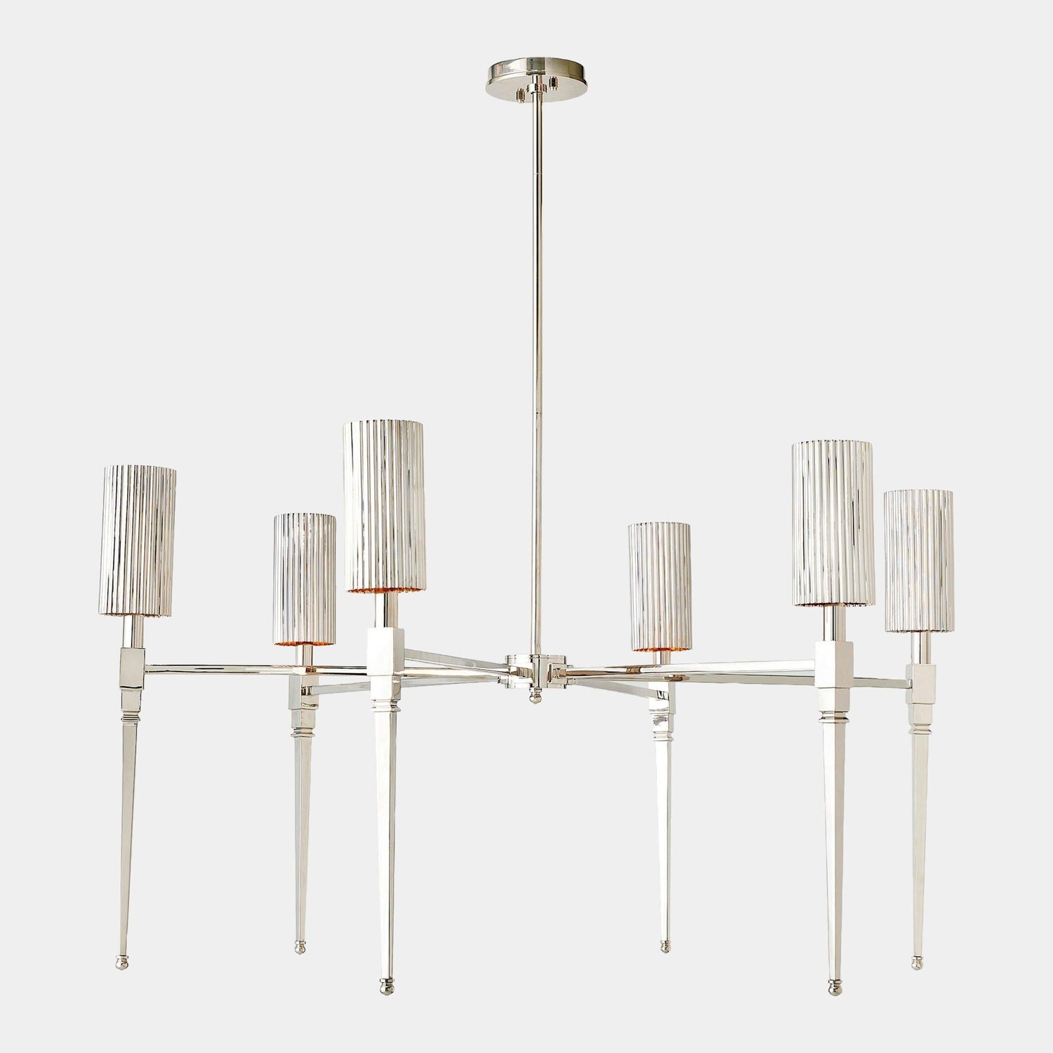 Global Views Golina Fluted Chandelier Clearance