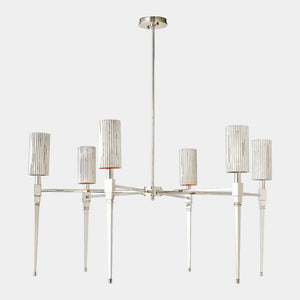 Global Views Golina Fluted Chandelier Clearance