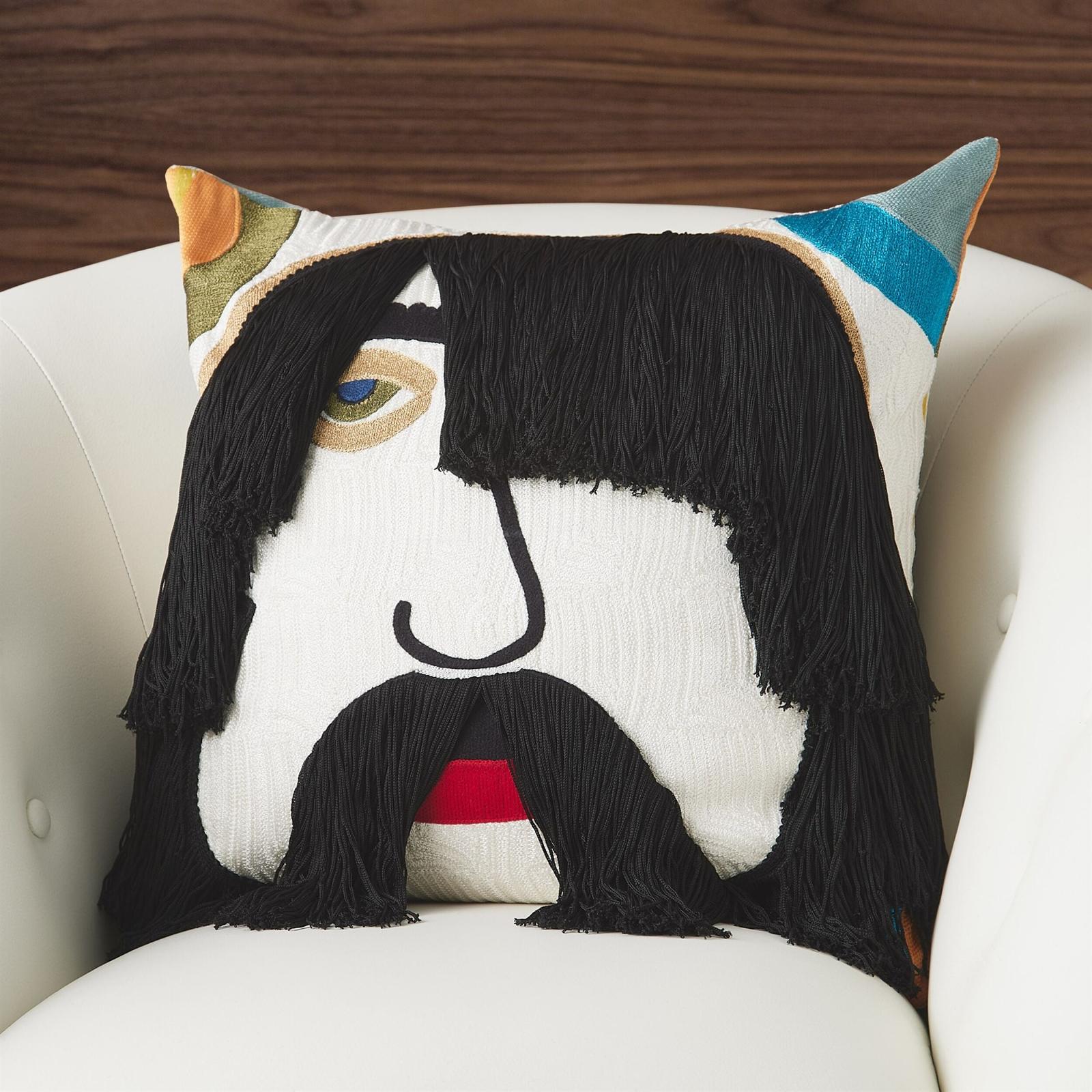 Global Views Jag Fringe Pillow