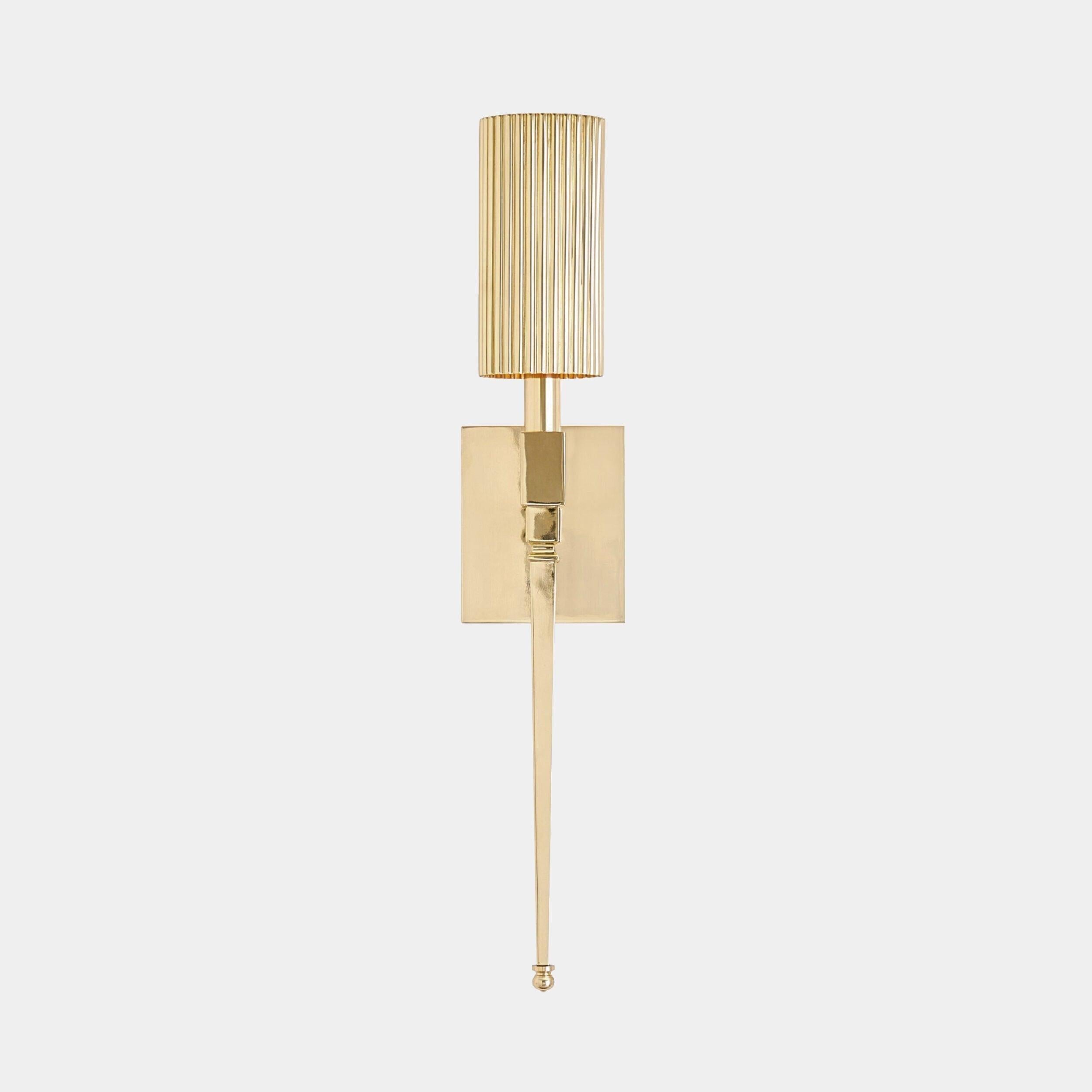 Global Views Golino Fluted Single Wall Sconce