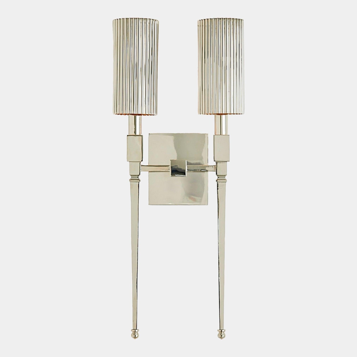 Global Views Golino Fluted Double Wall Sconce