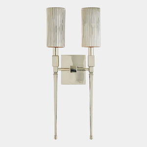 Global Views Golino Fluted Double Wall Sconce