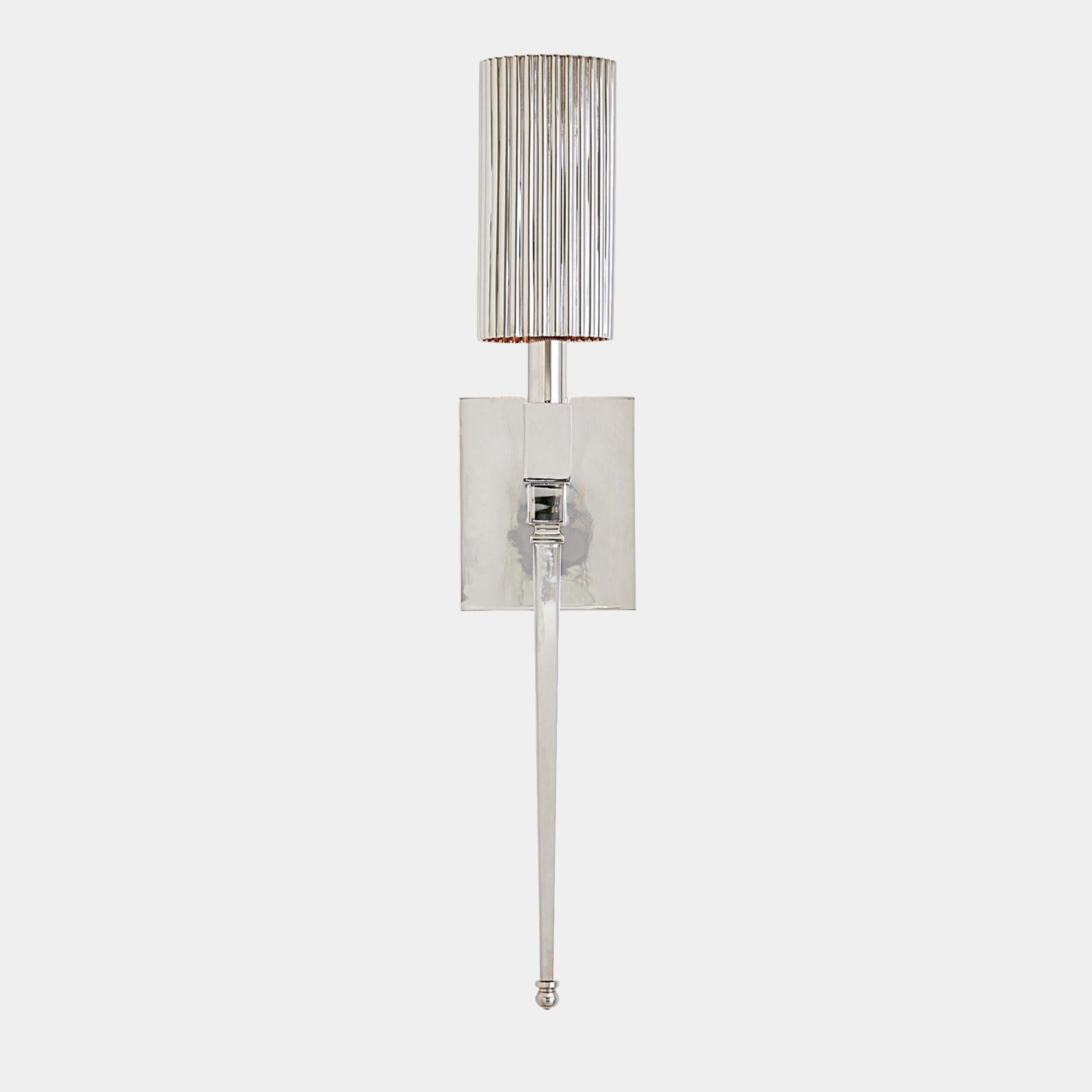Global Views Golino Fluted Single Wall Sconce