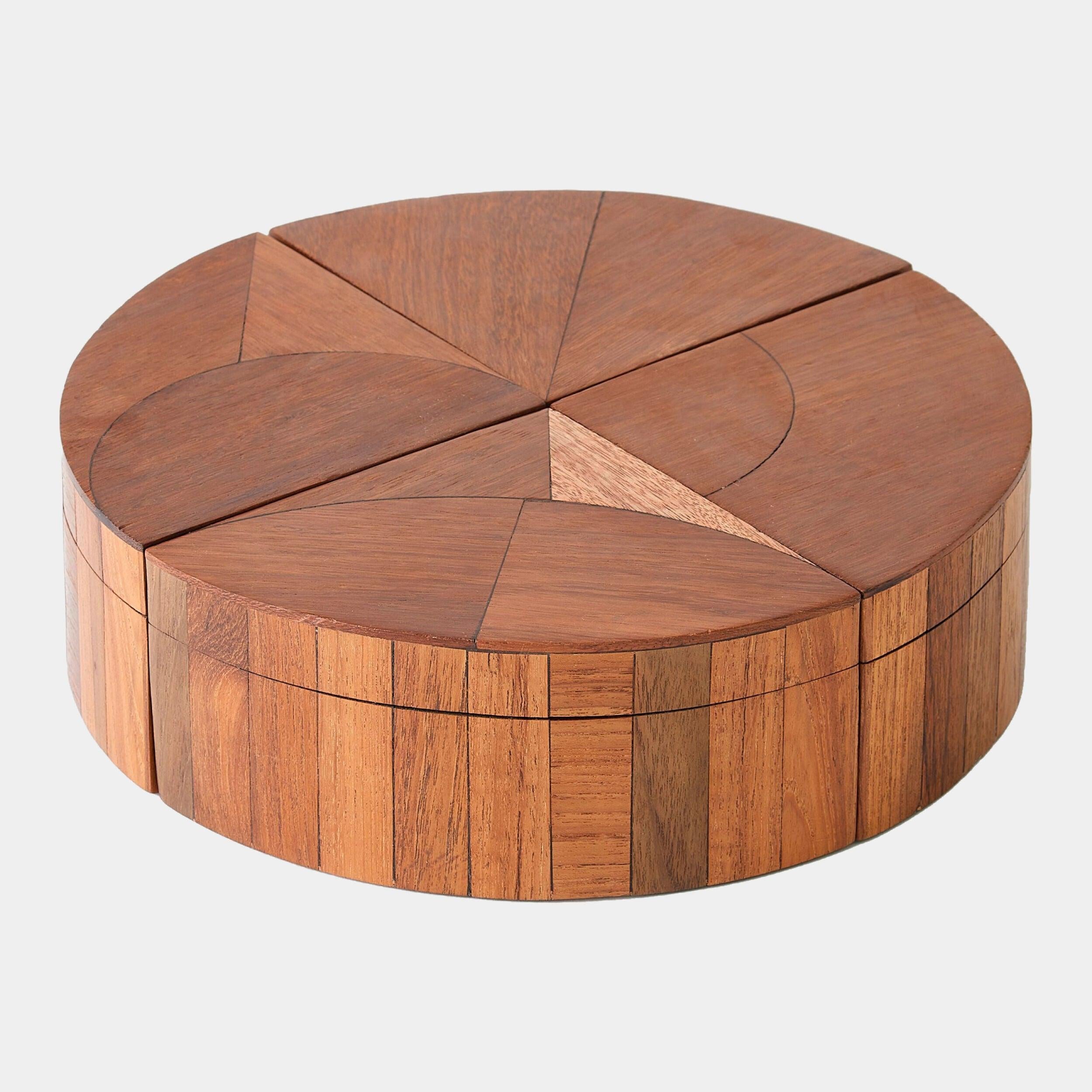 Global Views Willamette Quartered Wood Box Set Clearance