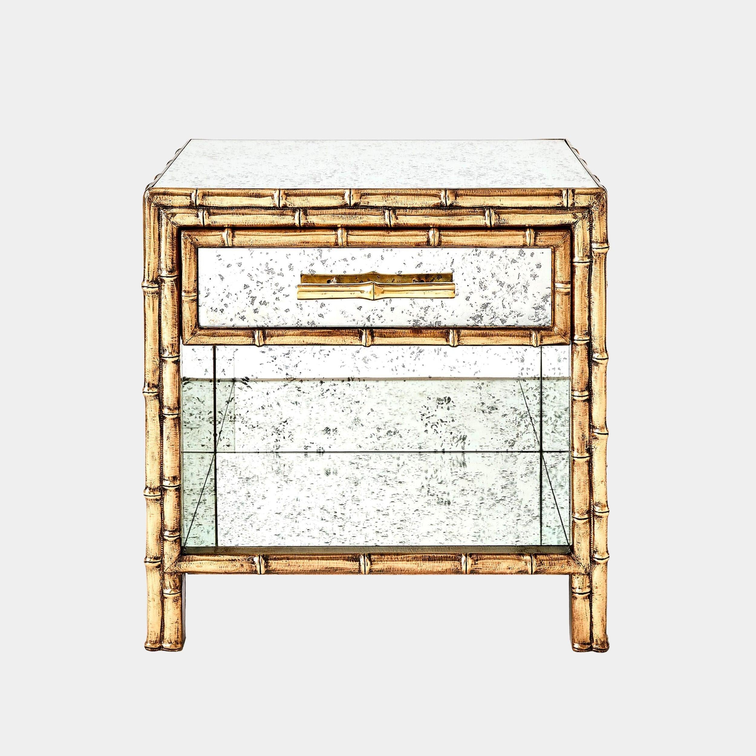 Global Views Mari Bamboo Bedside Chest