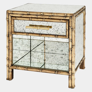 Global Views Mari Bamboo Bedside Chest