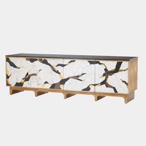 Global Views Sorprendente Inlay Cabinet