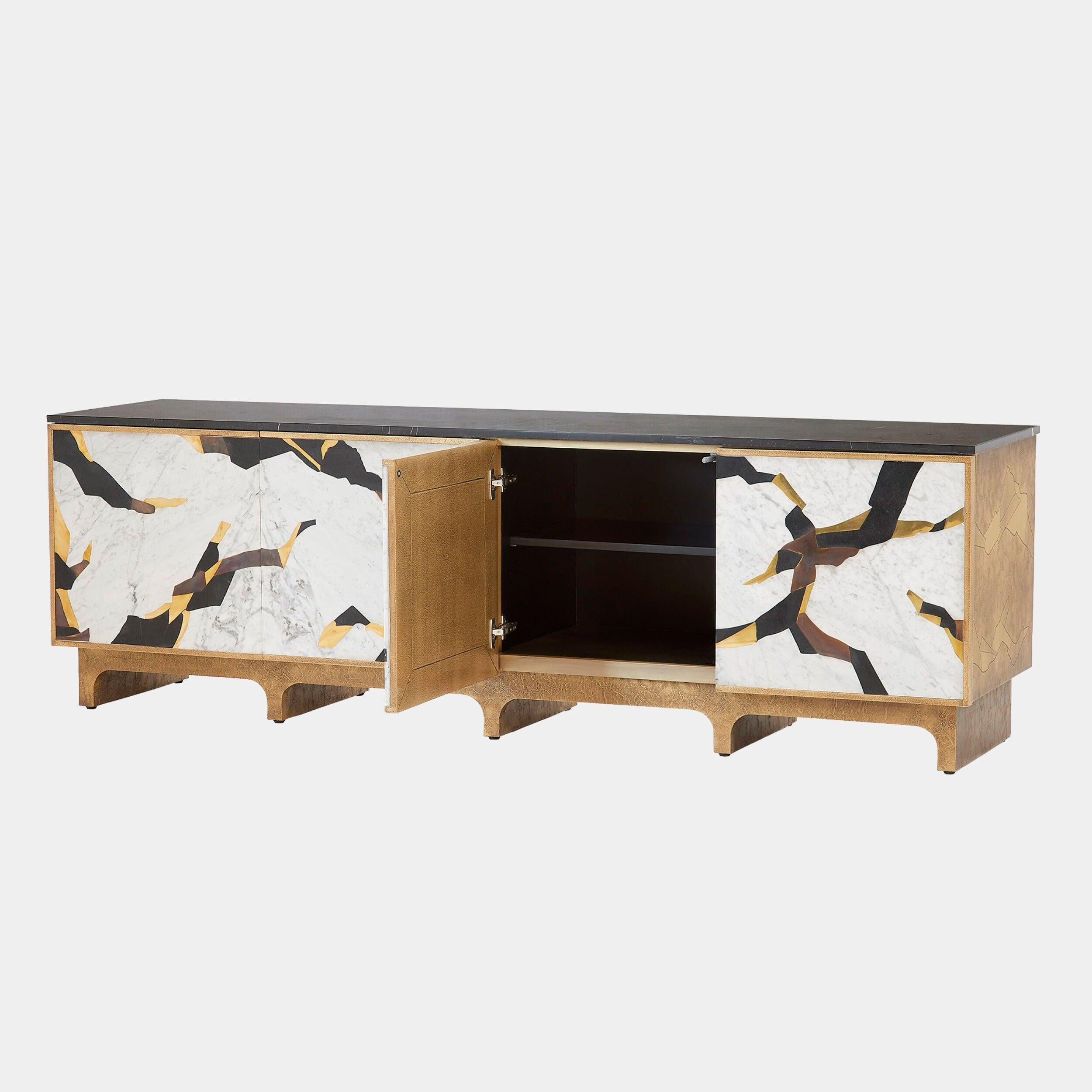 Global Views Sorprendente Inlay Cabinet