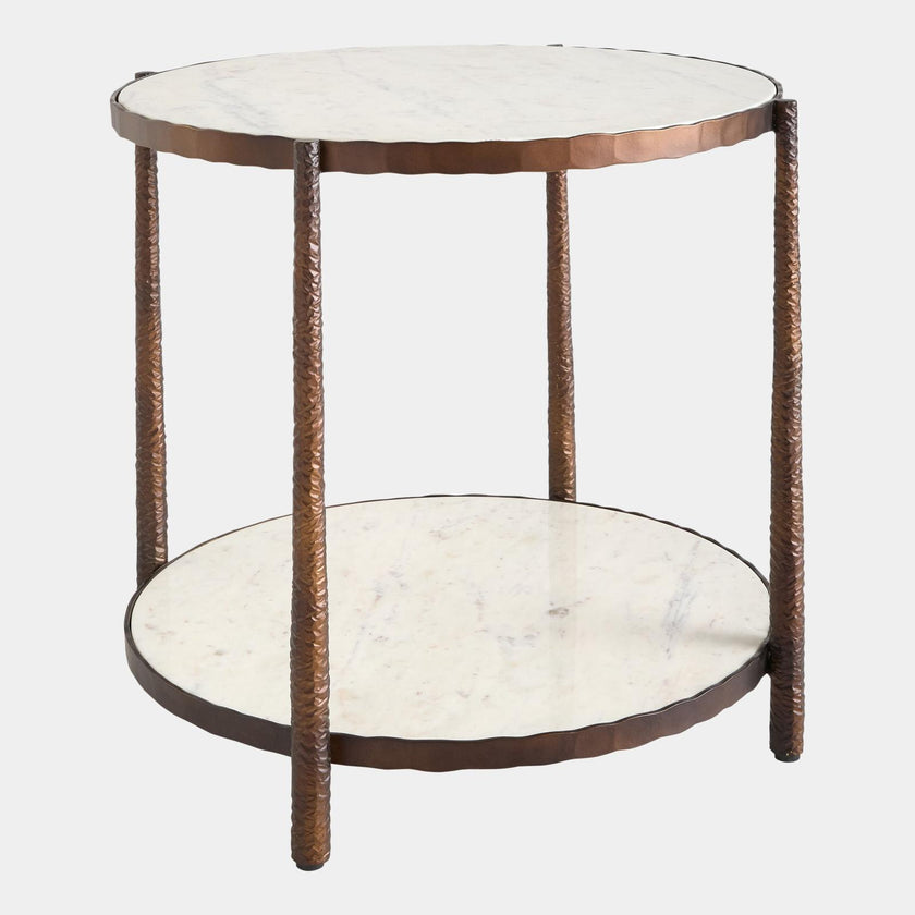 Global Views Forgiato Side Table