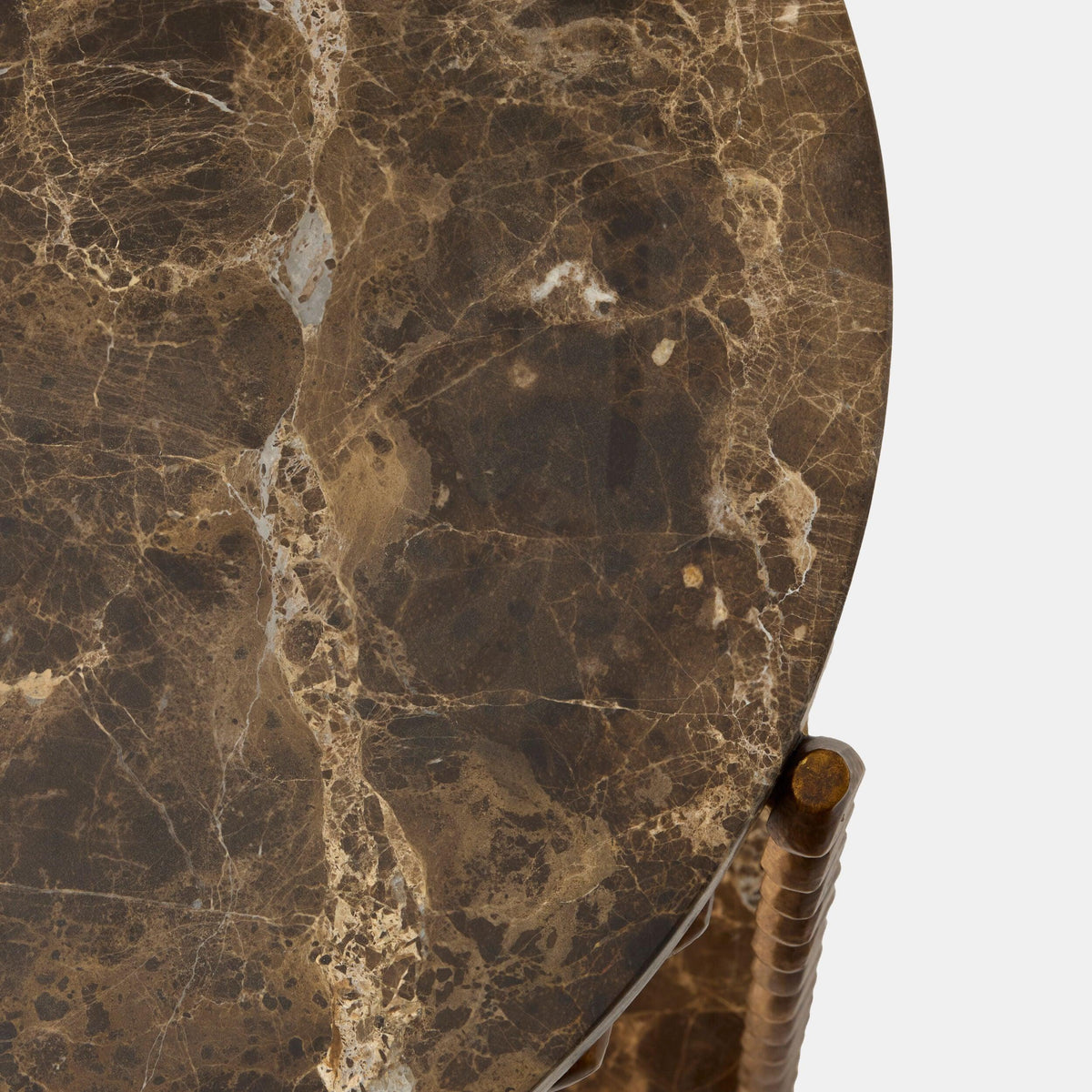 Global Views Pinkered Side Table
