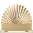 Michael Amini Fantosini King Fan Bed - Gold Leaf