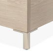 Michael Amini Lotus Bay Panel Bed with LED Lights - Sand