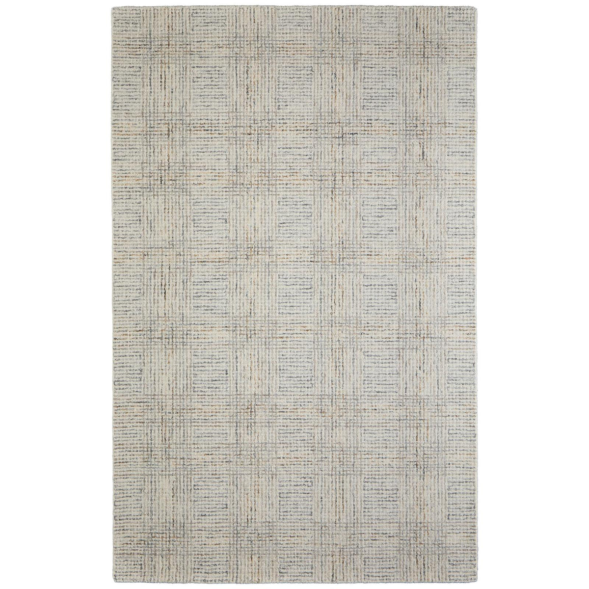 Feizy Belfort 8668F Transitional Geometric Rug in Ivory/Gray/Tan