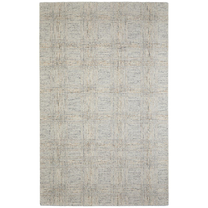 Feizy Belfort 8668F Transitional Geometric Rug in Ivory/Gray/Tan