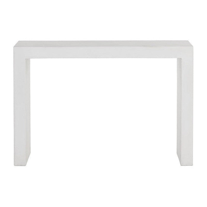 Sunpan Axle Console Table - White