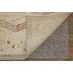Feizy Kasbah 69G3F Transitional Diamond Rug in Tan/Gray/Red
