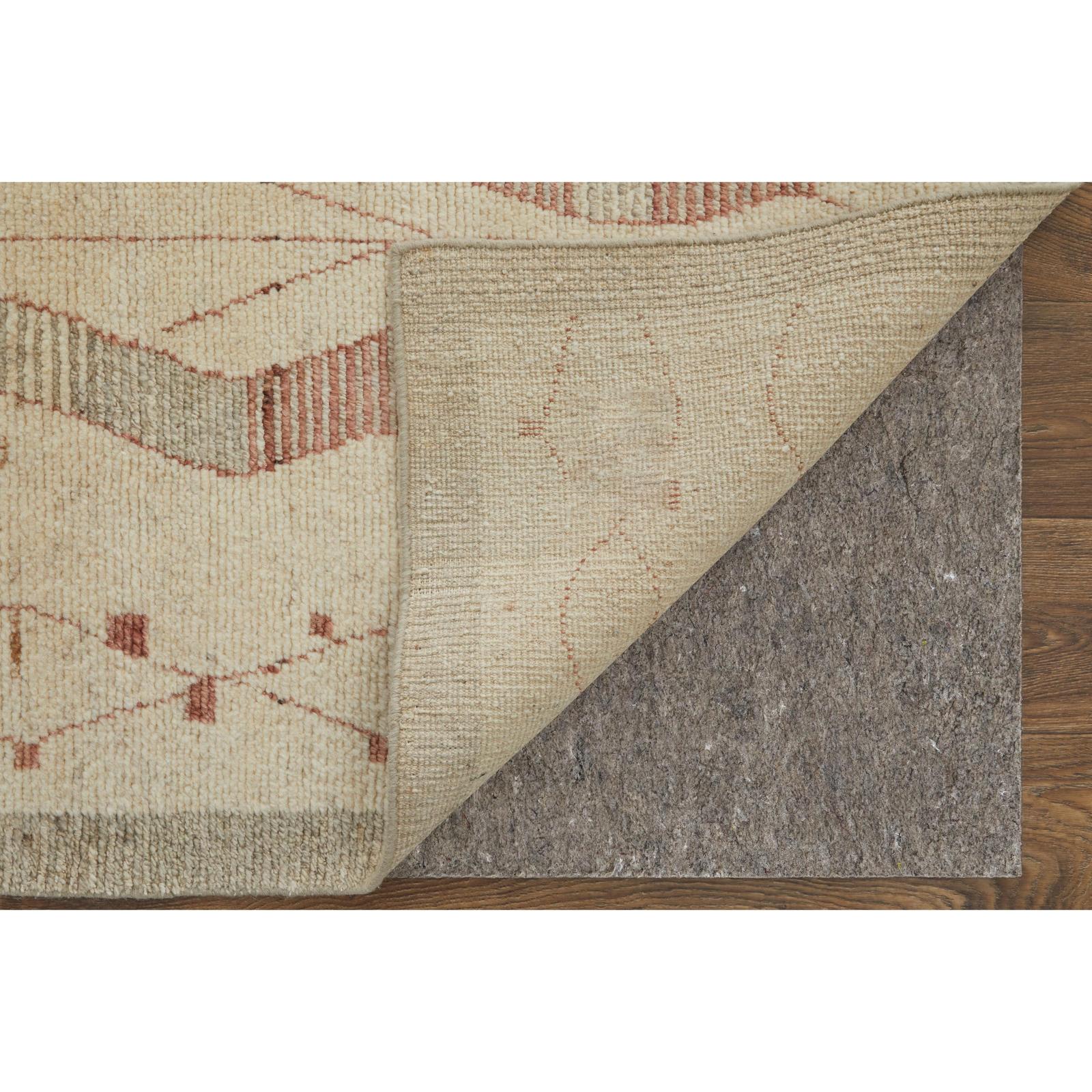 Feizy Kasbah 69G3F Transitional Diamond Rug in Tan/Gray/Red