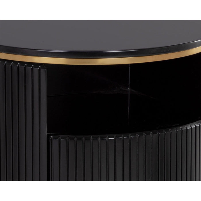 Sunpan Paloma End Table - Black