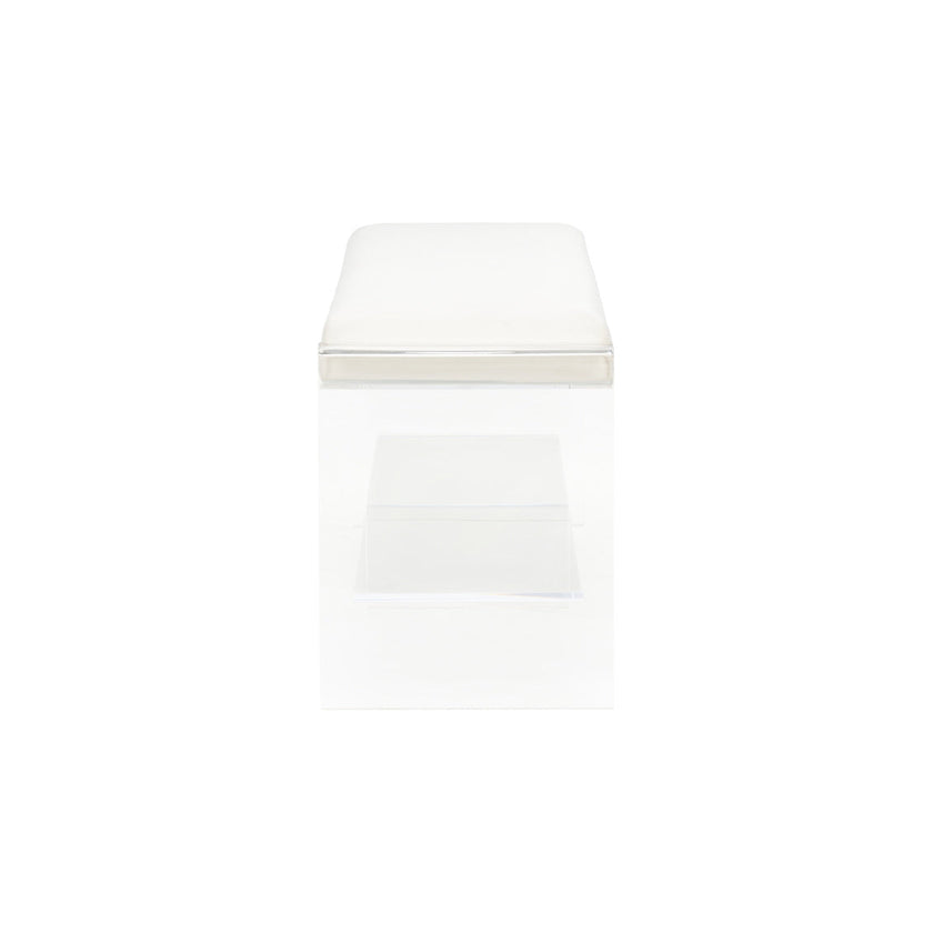 Chelsea House Renee Acrylic Long Bench