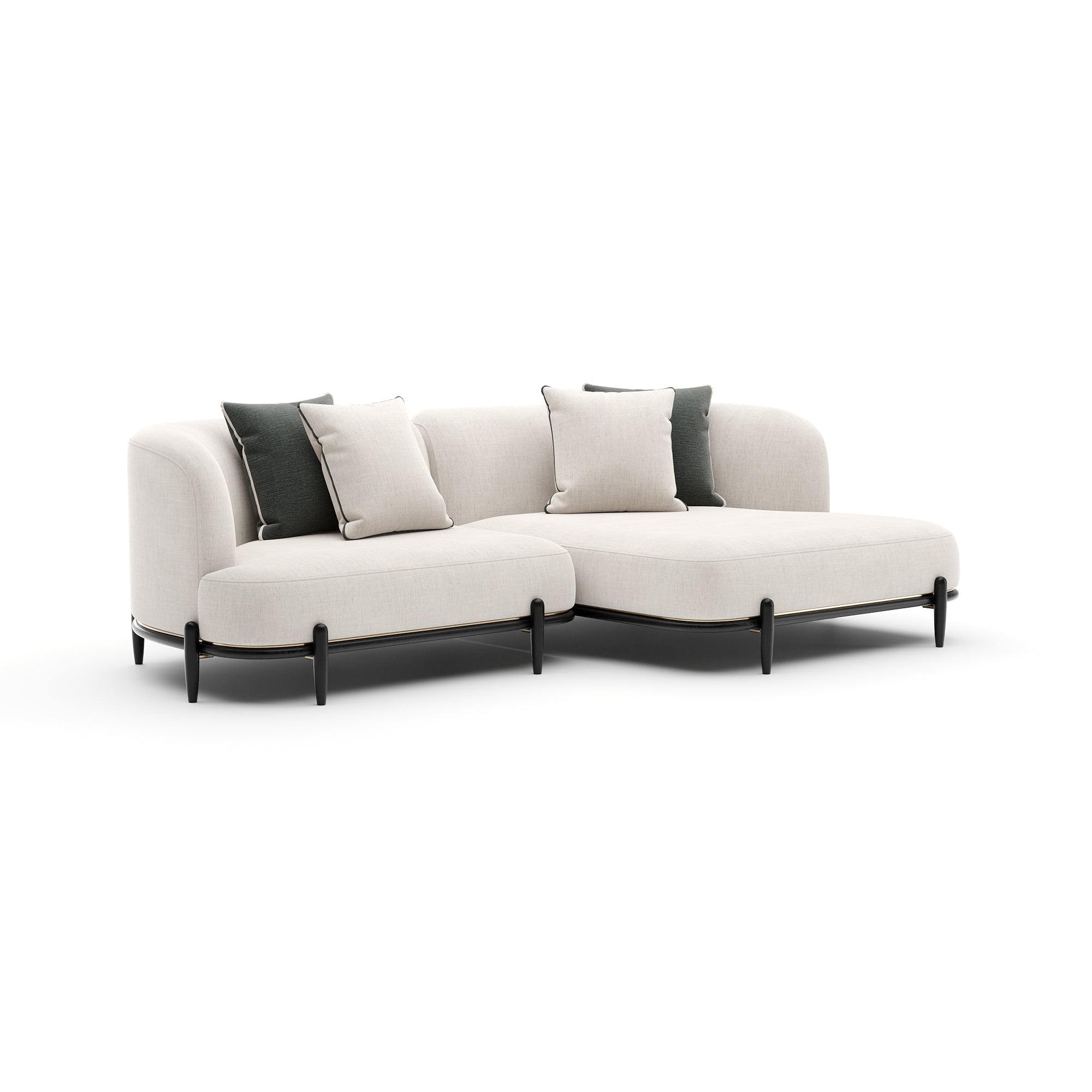 Caracole Madera Sectional