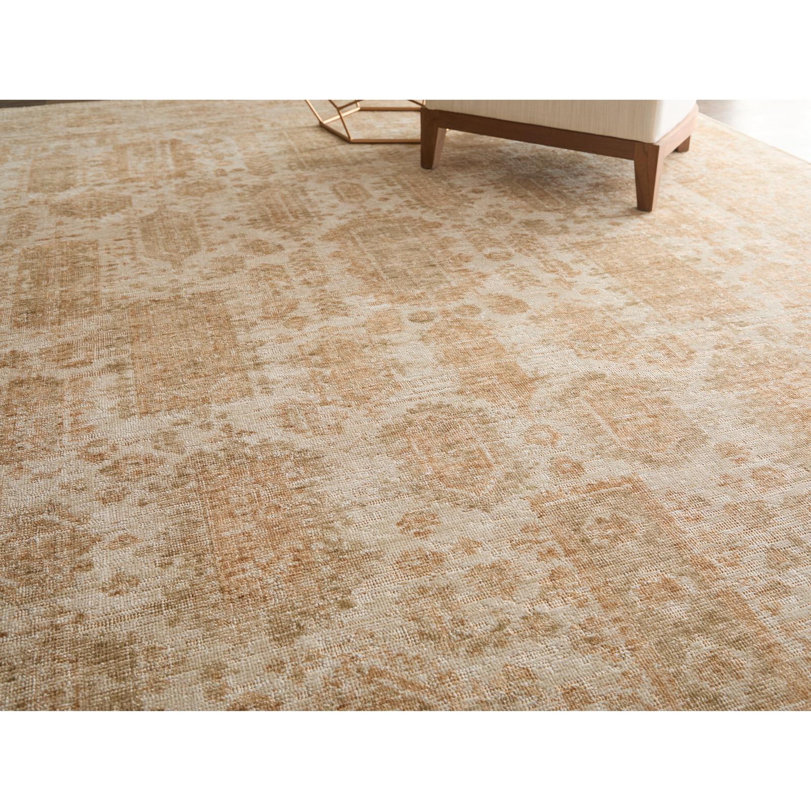 Feizy Loralai 8A67F Traditional Oriental Rug in Tan/Ivory