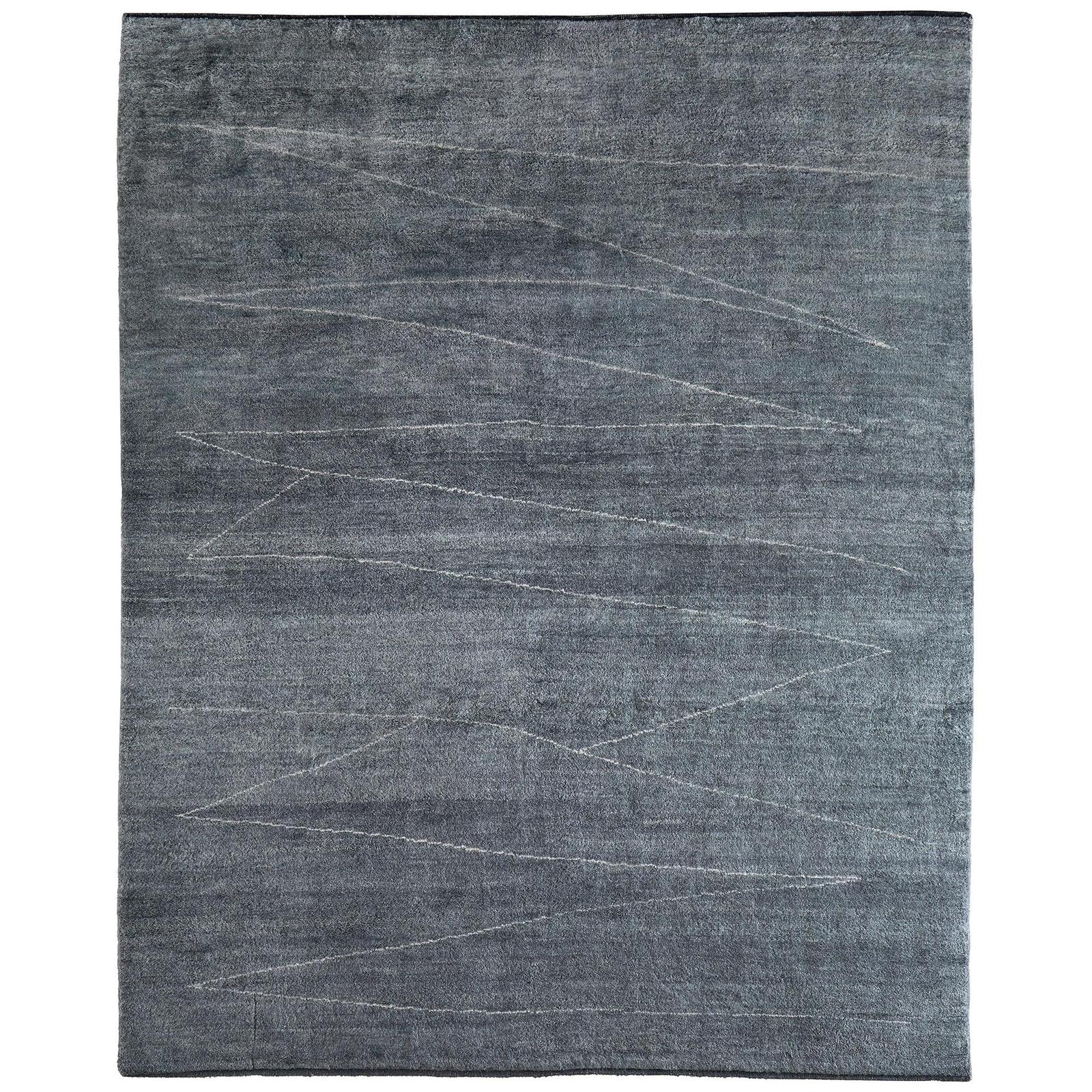 Feizy Agape 69H6F Modern Abstract Rug in Gray/Ivory