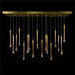 John Richard Luna: Thirty-Light Crystal Drop Chandelier