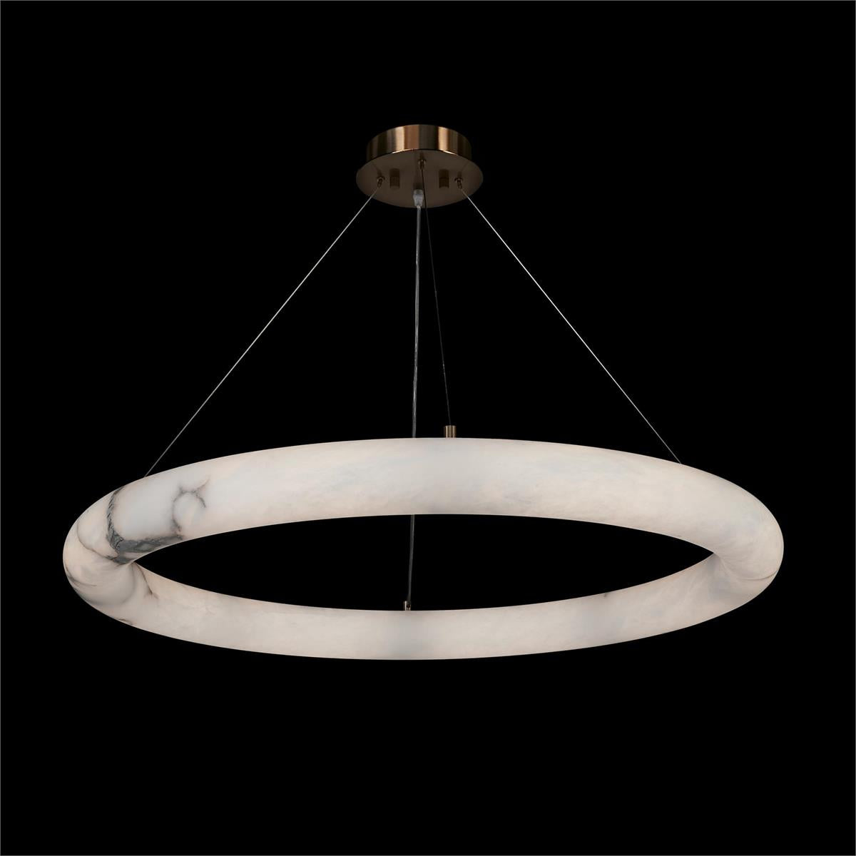 John Richard Alabaster Halo Pendant