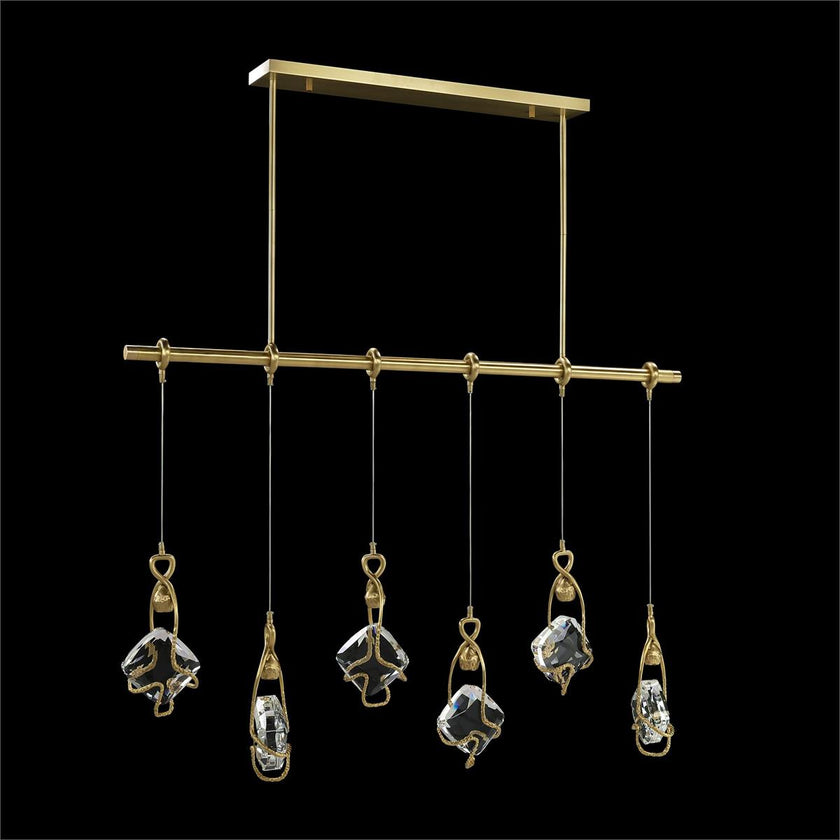 John Richard Mirelle Six-Light Horizontal Chandelier