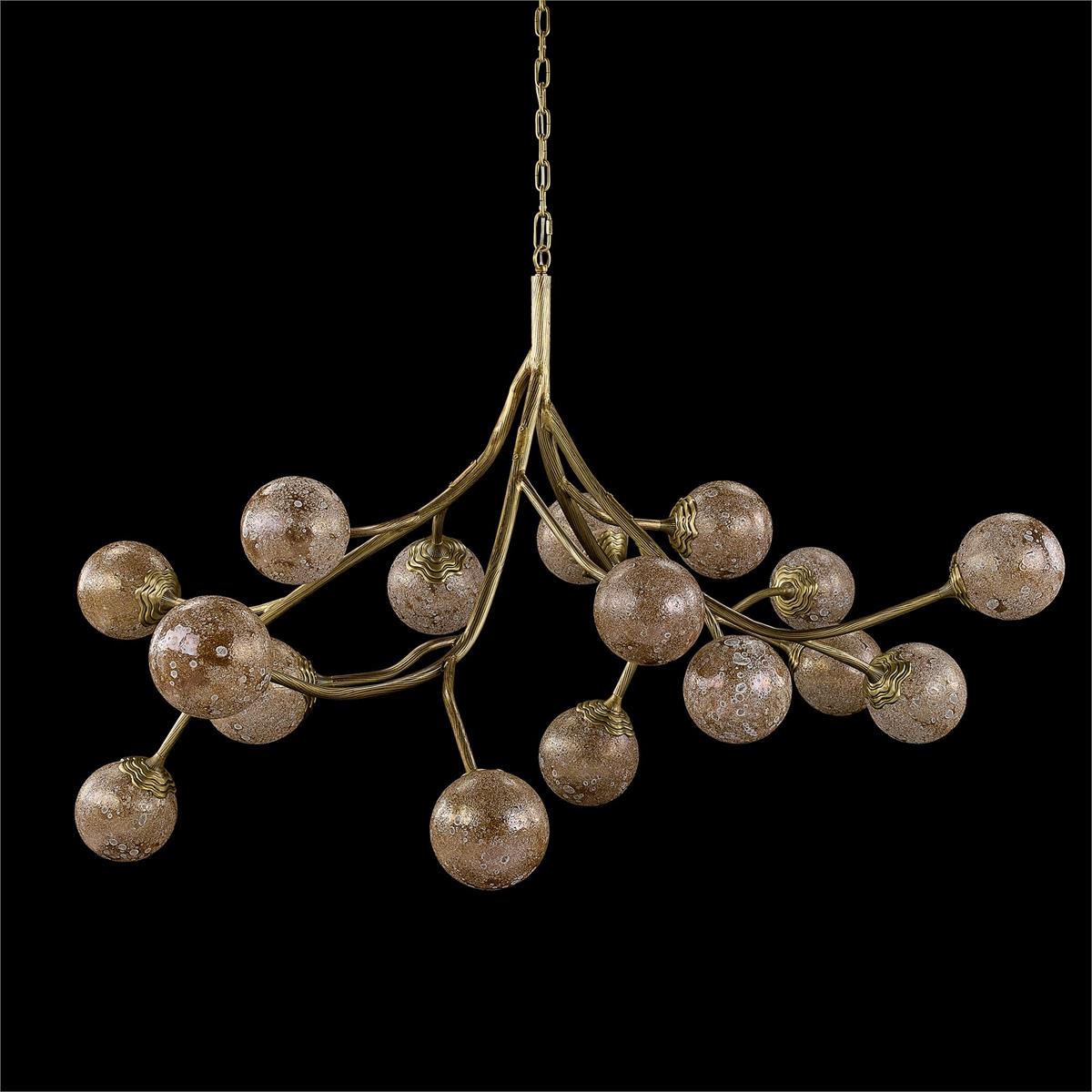 John Richard Melia Sixteen-Light Horizontal Chandelier