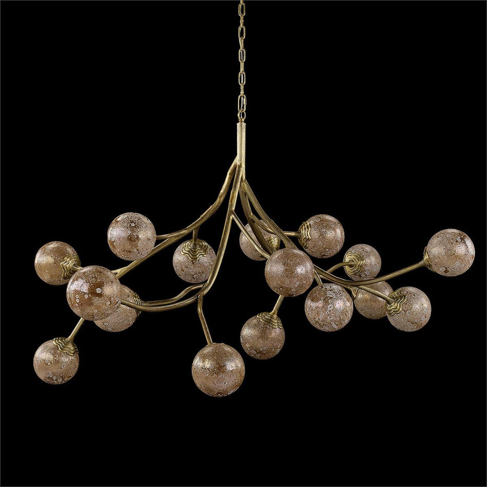 John Richard Melia Sixteen-Light Horizontal Chandelier