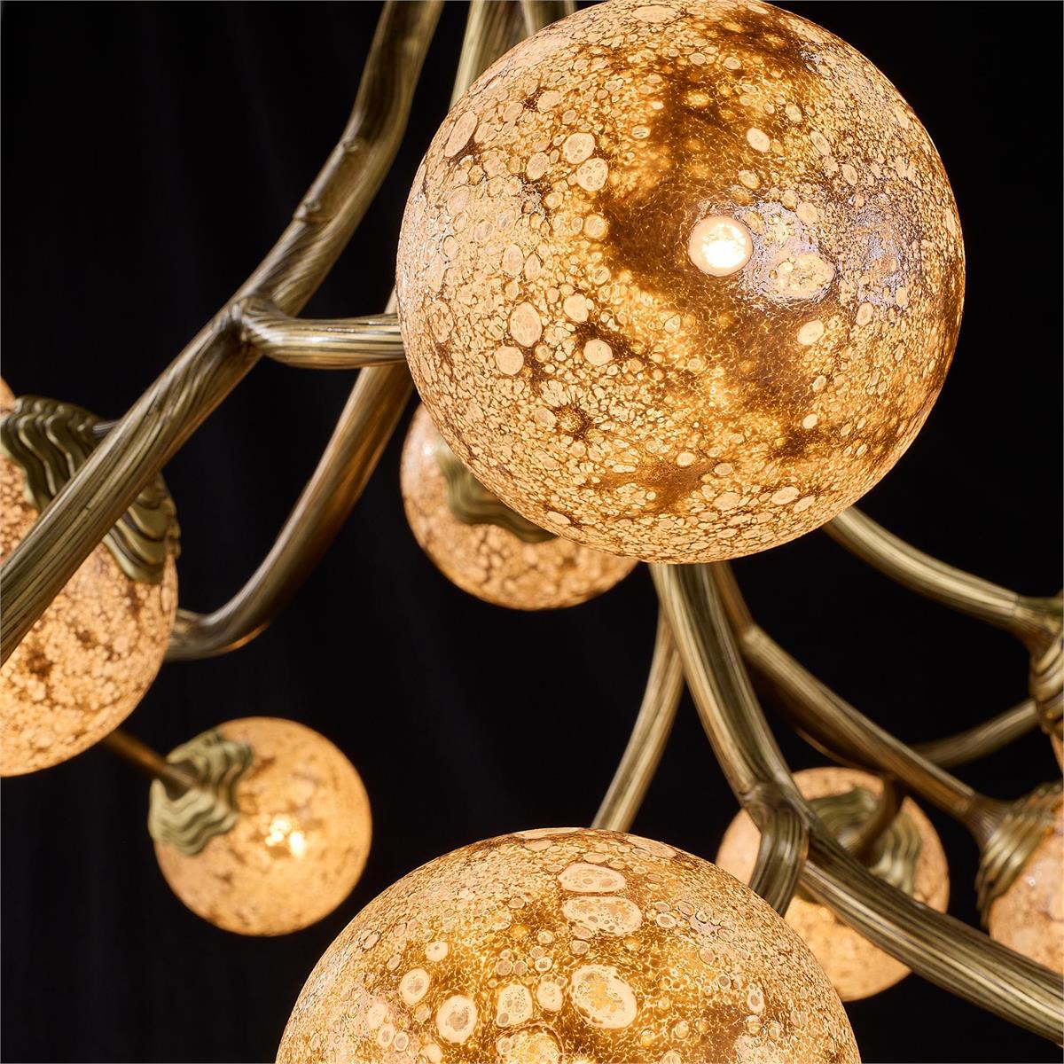 John Richard Melia Sixteen-Light Horizontal Chandelier