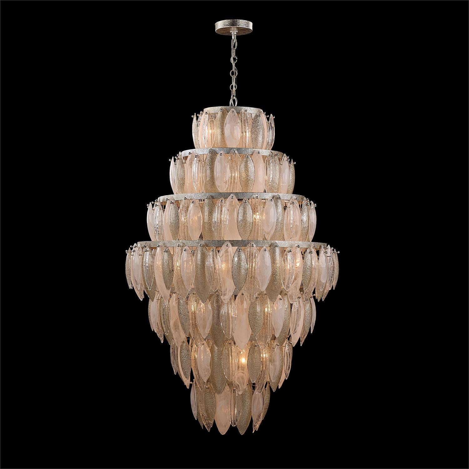 John Richard Aria Seven-Tier Thirty-Three-Light Chandelier