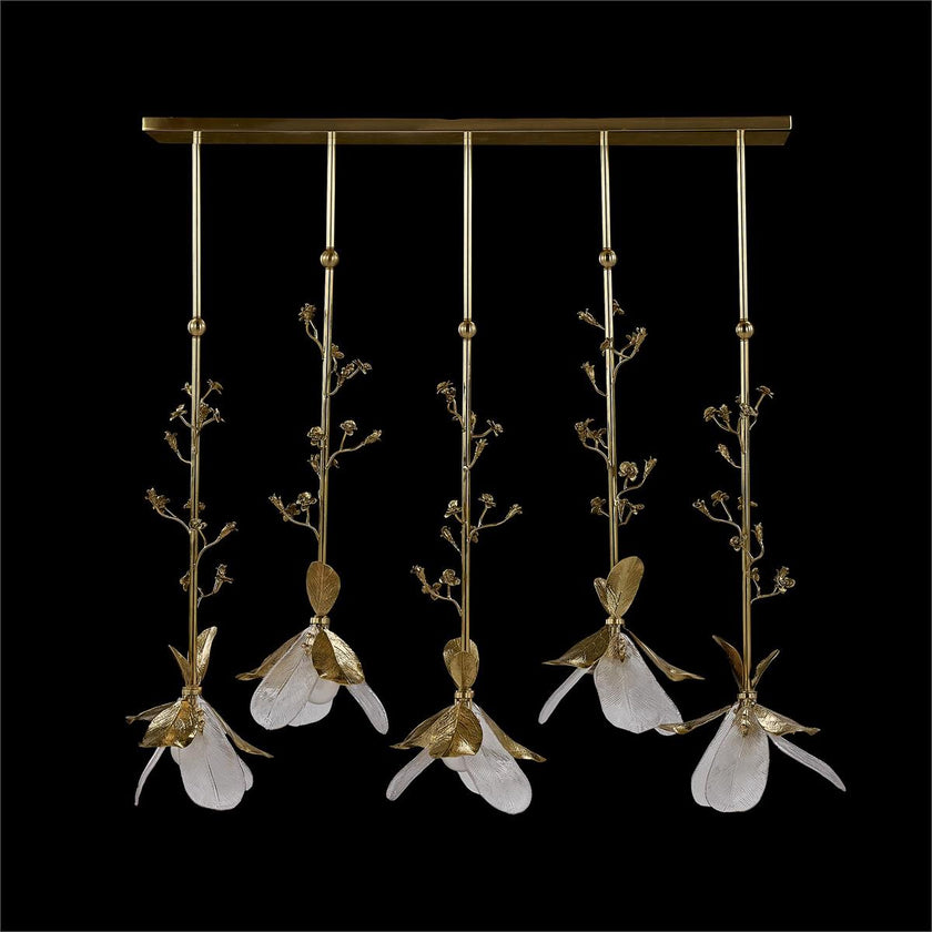 John Richard Dryad Five-Light Horizontal Chandelier