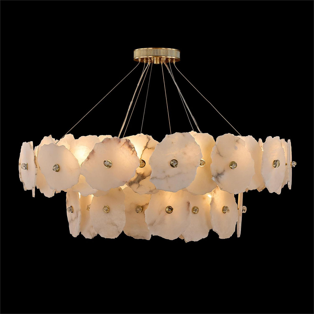 John Richard Montserrat Two-Tier Twenty-Four-Light Chandelier