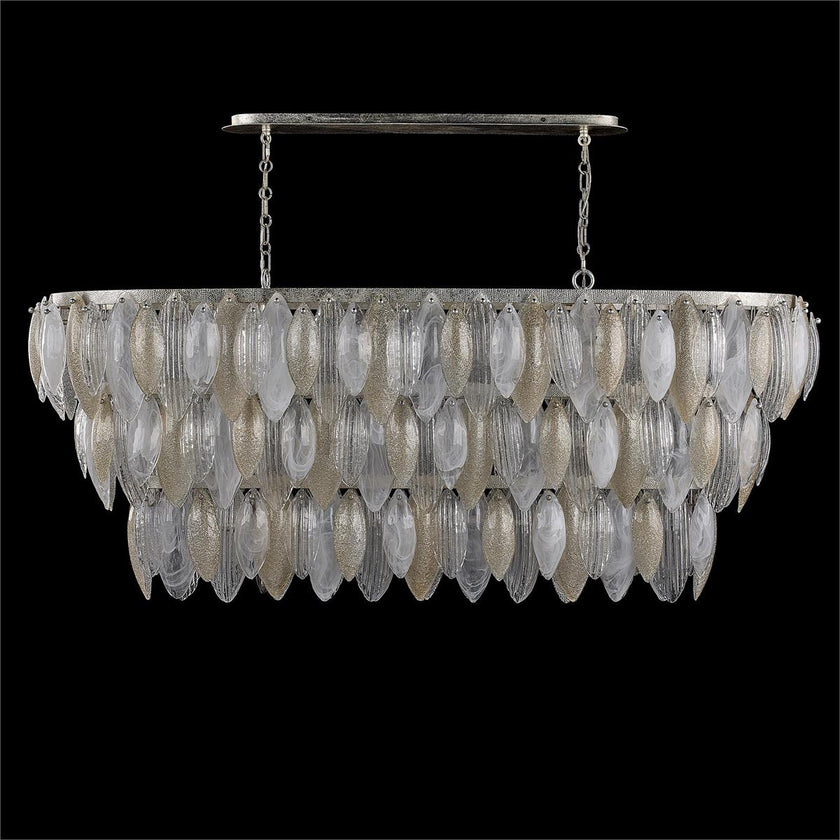 John Richard Aria Twenty-Two-Light Horizontal Chandelier